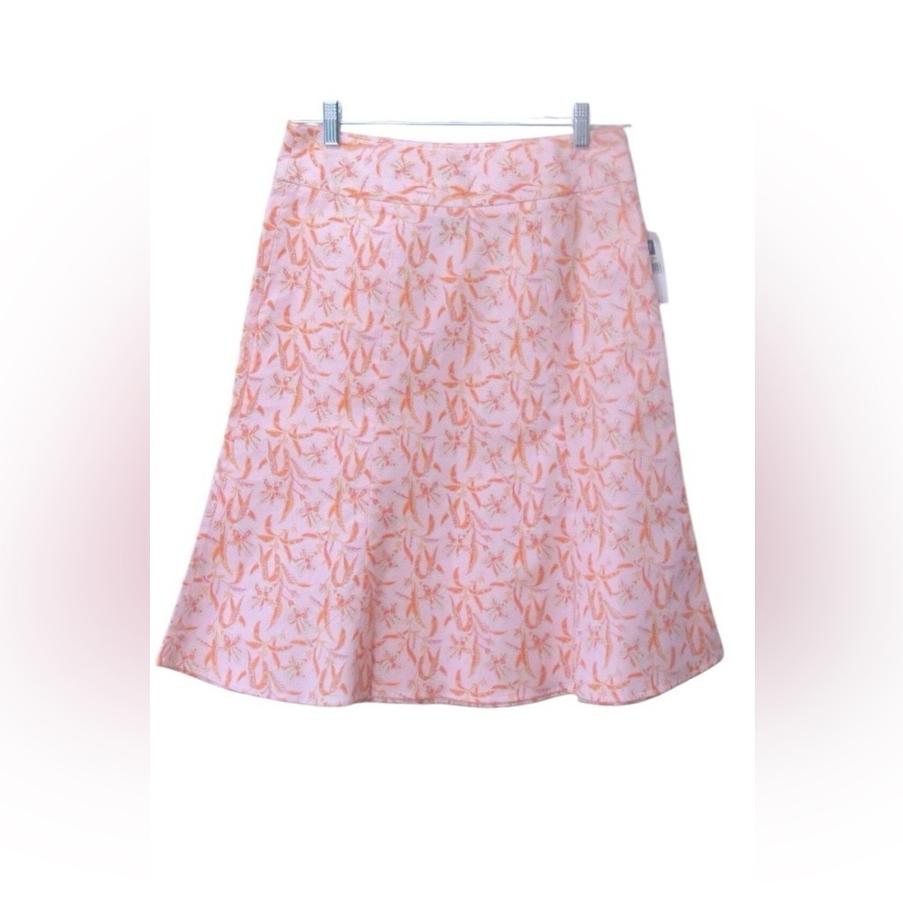 Gap Stretch Floral Print Cotton Blend Skirt Size 8- 0643